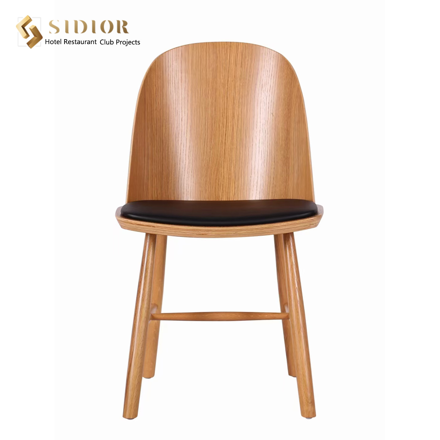 Solid Wood Dinning Chair, Top Quality Dinning Chair, Hotel Chair, Restaurant Chair, PU Leather Upholstery