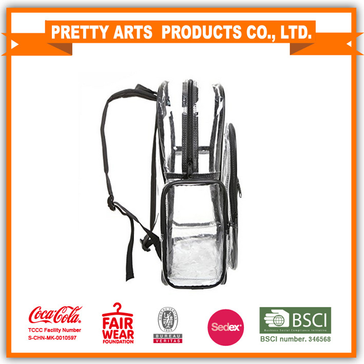PVC Stylish Toddler School Book Bags , Kindergarten Book Bags Multi Pocket With Strap