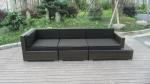 6pcs modern wicker sofa furniture