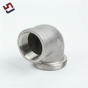 Quality Sample Customization CNC Machining Stainless Steel 90 Degree Elbow Pipe Fittings wholesale