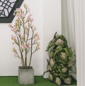Quality 160cm Height Artificial Potted Floor Plants Stunning Ornament Pink Sakura wholesale