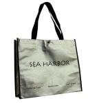 Customized Non Woven Carry Bag Golden Fabric Silk Screen Printing Logo