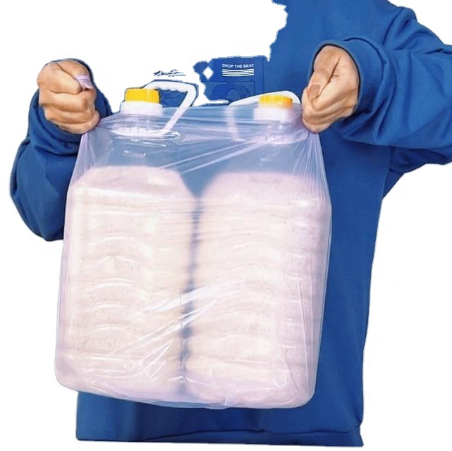 Black Plastic High Density Liner Trash Garbage Bag with Offset Printing