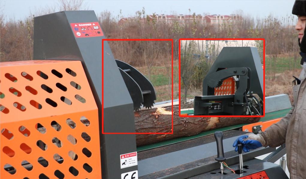 18HP Gasoline Log Splitter And Wood Shredder For Cutting Wood Branch