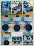 rotary pneumatic actuators with rack and pinions compact pneumatic actuator