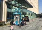 Outdoor 14 Meter Height Access Platforms Electric Scissor Lift Platform For