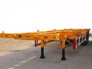 Quality 40 Foot Container 2 Axles Skeletal Trailers For Sale wholesale