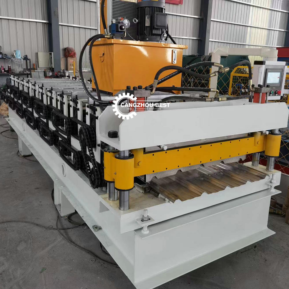 1000mm Wide Roof And 380V Wall Panel Roll Forming Machine For Building