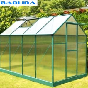 Quality Metal Aluminium Greenhouse Tent Small Mini Frame Polycarbonate Sheet Commercial wholesale