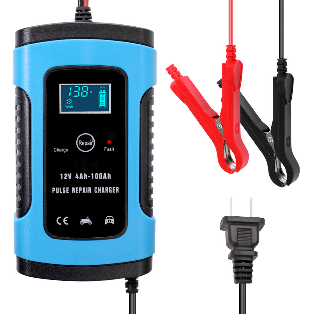 Portable Automotive 12V 6A Lead Acid Battery Chargers with cooling fan
