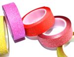 Colorful Glitter Washi Tape For Gift Packing