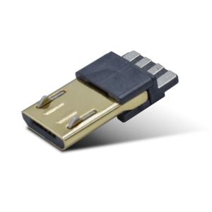 Quality Gold Plating 4 Pin Micro Connector Metal Shell 10000-15000 Times High Durabil wholesale