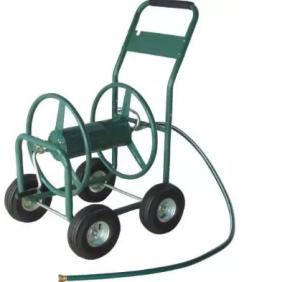 Quality Stainless Steel Water Hose Reel on 4 Wheel Cart for House Cleaning and Flower Watering wholesale