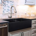 30 X 20 30 L X 18 W Apron Front Farmhouse Kitchen Sink Undermount Black