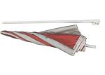 34 Inch Advertising Outdoor Beach Parasol Uv Protection Custom Made Printing
