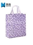 Tension 20KG recycle glitter Film PP Non Woven Shopping Bag / loop handle box