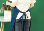 Dark Blue Waist Pocket Mens Kitchen Aprons