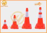 300mm / 450mm / 700mm Construction TPE Traffic Safety Cones Orange