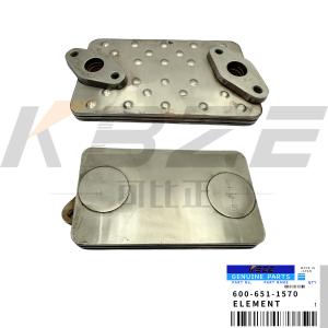 Quality KBZE 3P OIL COOLER CORE 600-651-1570 6006511570 FITS KOMATSU 4D95 EXCAVATOR ENGINE wholesale