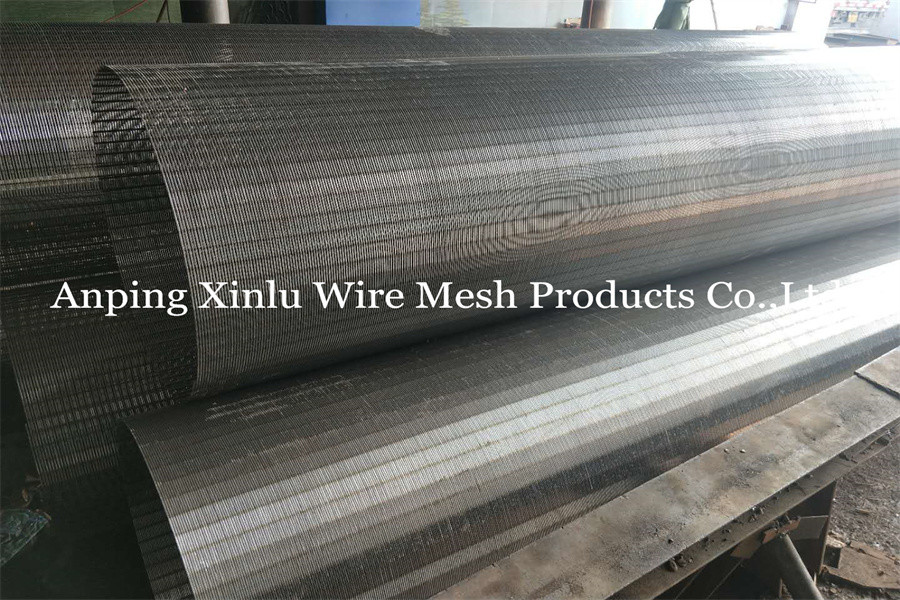 Stainless Steel 304 Vee Wire Continuous Slot Strainer Screen Filter Pipe