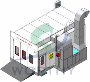 Quality Standard Type W-9800B Spray Booth wholesale