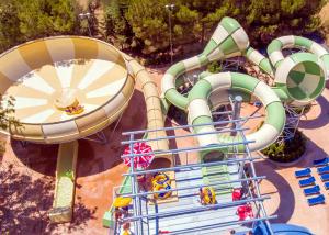 Quality Fiberglass Space Bowl Water Slide / Outdoor Swimming Pool Slide For Hotel Resort wholesale