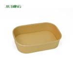 Waterproof Recyclable Paper Takeaway Bowl 1500ml Food Grade For Salad