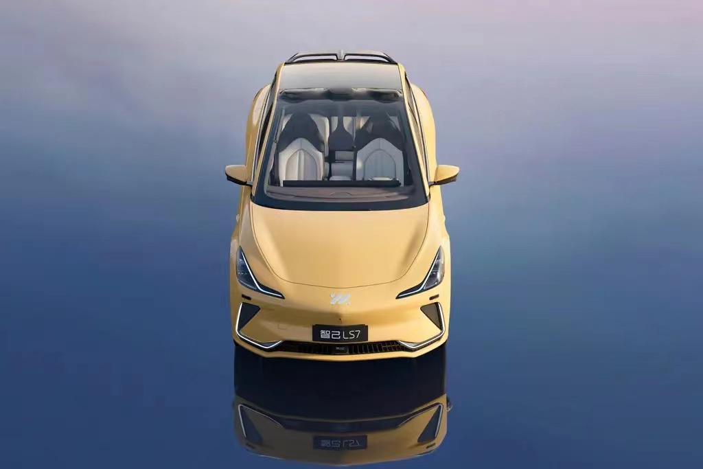 5 Door 5 Seats Zhiji LS7 Elite RWD 20 Inches Tires SUV Ev Car Electric Rechargeable Battery NEDC Range 602km High Speed 200km/h