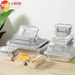 500ml 900ml 1000ml Foil Tray Disposable Food Aluminium Foil Container Foil Pan
