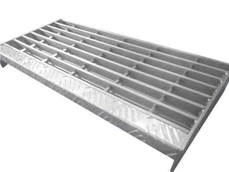 ISO9001 Hot Dipped Galvanized Catwalk Steel Stair Treads Grating