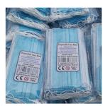 White 3 Ply Disposable Face Mask Antiviral Anti Fog Anti Dust Protective