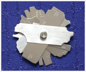 Measure Undercut Depth Cam Type Fillet Weld Gauge Huatec Series Taper Stainless Steel 7 Pcs Per Kit