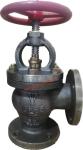Marine Cast Steel Angle SDNR Valve JIS F7472 10K RED HANDWHEEL