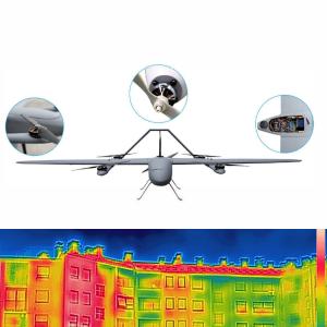 Quality VTOL Powerline Inspection Drone 640X480 640X512 Thermal Resolution Ranging HXCG468 wholesale