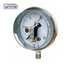 100mm Silicone Filled Electric Oil Pressure Gauge Back Mount