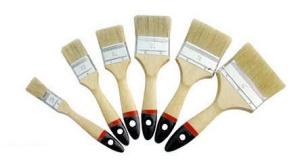 Quality 2&quot; White Bristle Paint Brush Bulk with Wood Handle wholesale