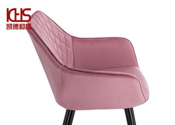Anticorrosion Fabric Dining Room Chairs Modern Scandinavian Furniture Upholstere