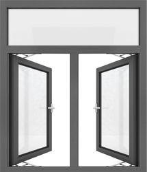 Quality Solid 1.4mm Grill Aluminium Frame Casement Window wholesale
