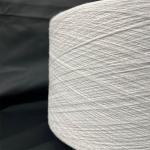 Bleached White Ne 12s Ne16s Single Ply Cotton Yarn For Knitting And Weaving