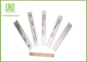 Quality Natural Color Wooden Waxing Spatulas Mini Tongue Depressors For Hospital wholesale