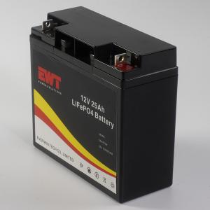 Quality Lifepo4 Battery Pack 12V 25Ah Lithium Iron Phosphate Battery With Smart BMS wholesale