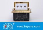 OEM Square Panel Copper / GFCI Receptacles Round Aluminum Aloy POP-up Type Floor