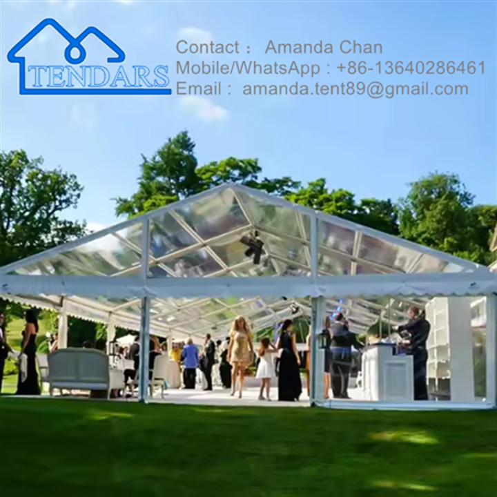 Aluminum Alloy Clear Pvc Cover Decorative Lining Marquee Party Tents Event Tent For Sale