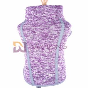 Quality Warp Fleece Lining Dog Anxiety Vest Jacket Purple Fleece Dog Coat wholesale