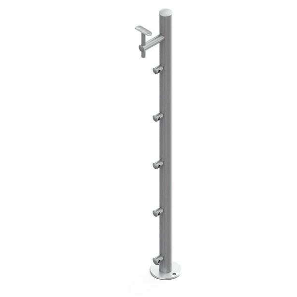 Cheap Stainless Steel Railing Components , Customizable Stainless Balustrade Posts for sale