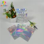Digital Printing Zipper Plastic Stand Up Aluminum Foil Bag For Cosmetic / Eye