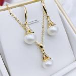 Natural Pearl necklace jewelry set Natural freshwater pearls beaded pearls made