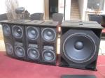 8" Powered Powered Speaker System Sound Equipment for Church / club , 2000 Watt