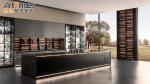 Customized Size Wood Kitchen Cabinet Sets with Soft Close Hinges in Cebu