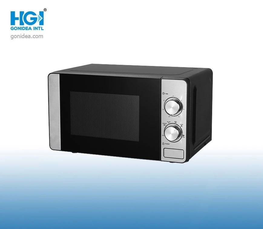20 Liters Black Counter Top Home Microwave Oven Fast Heat